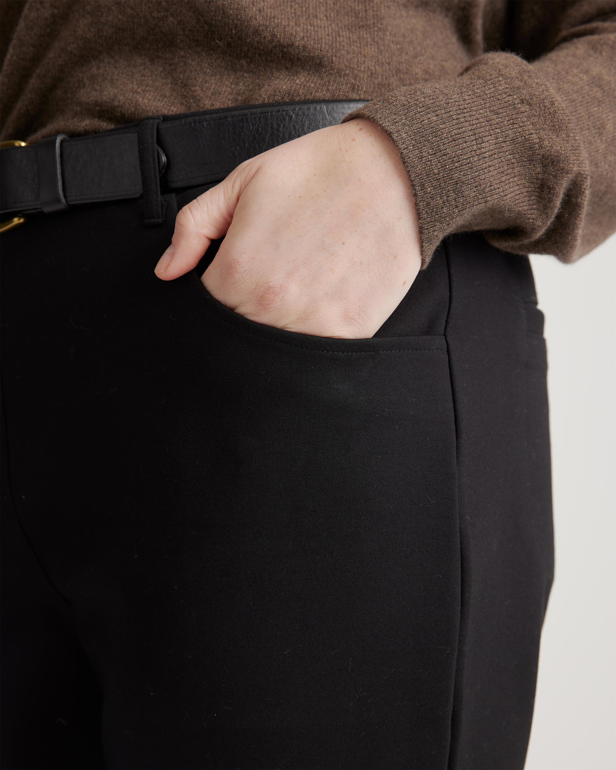 Quince | Women's Ultra-Stretch Ponte Straight Leg 4-Pocket Pants Size XL, Rayon Product Image
