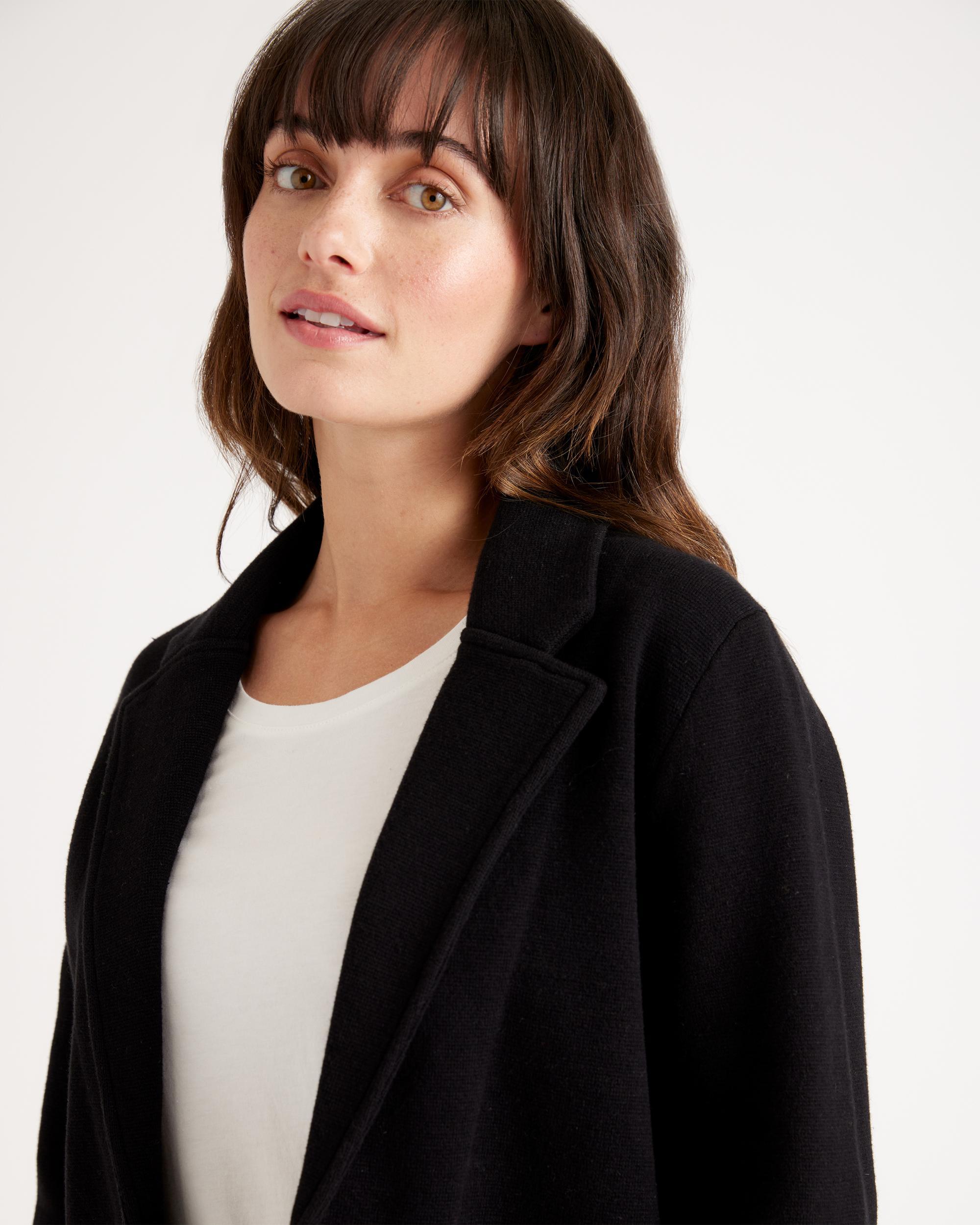 Quince | Women's Knit Blazer Size XS, Organic Cotton Product Image