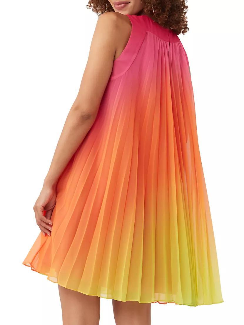 Jalina Gradient Georgette Minidress Product Image