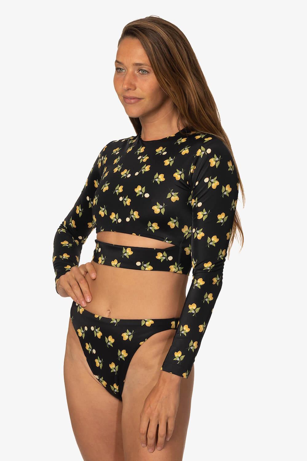 Taranaki Long Sleeved Crop Cut-Out Rashie Product Image
