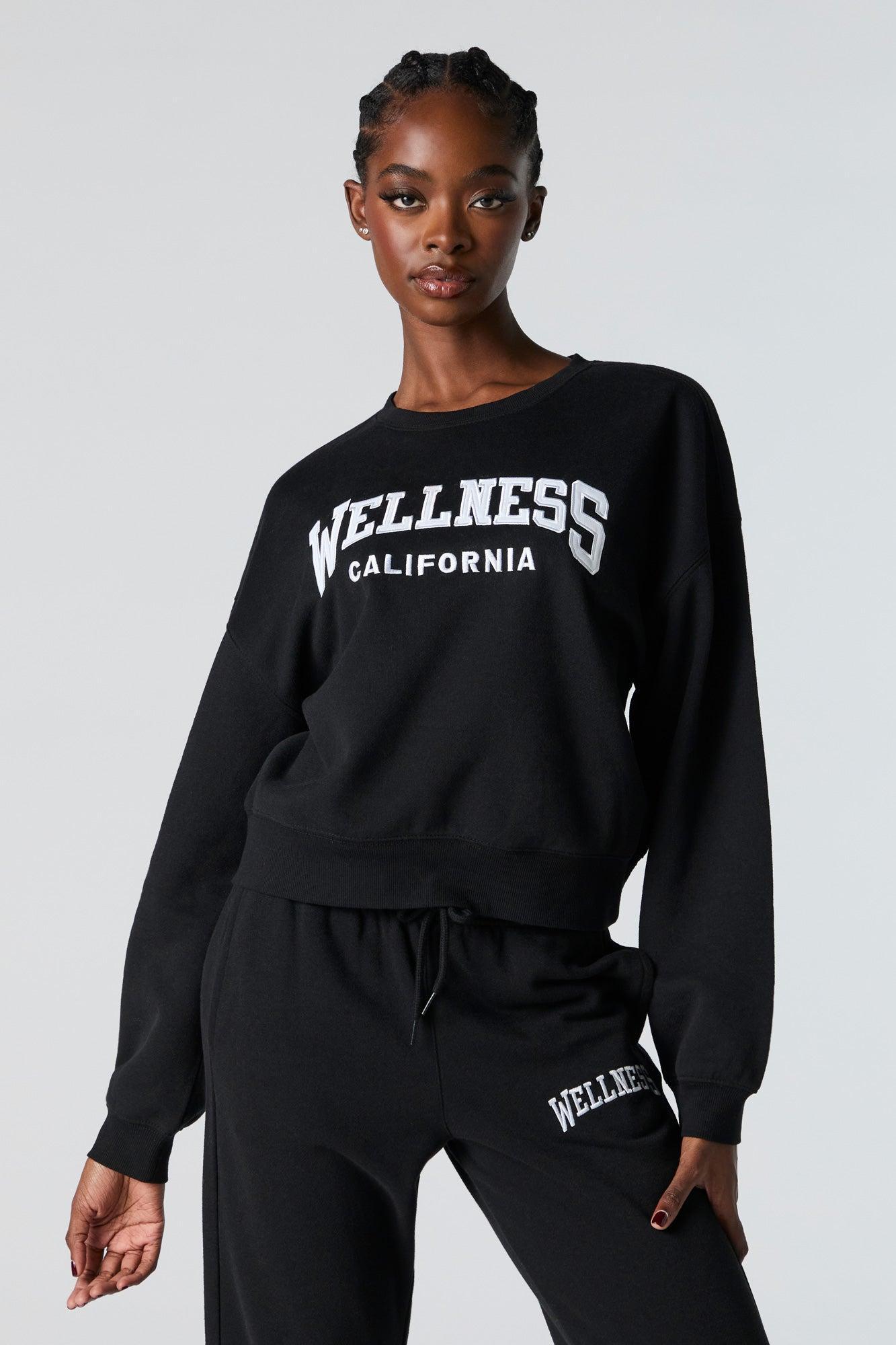 Destination Twill Embroidered Fleece Sweatshirt Female Product Image