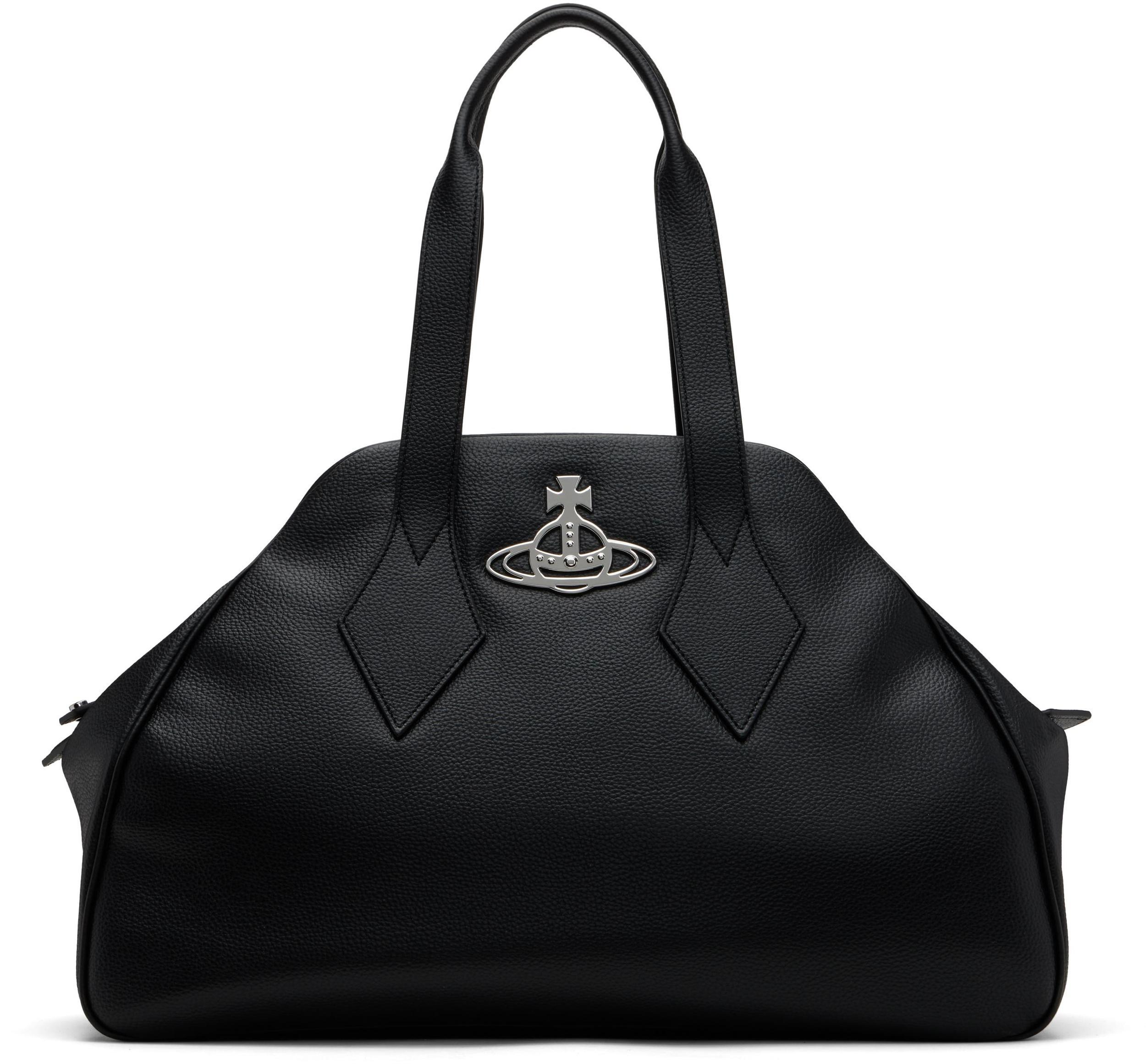 VIVIENNE WESTWOOD Black Large Yasmine Duffle Bag In Aw24-n403 Product Image