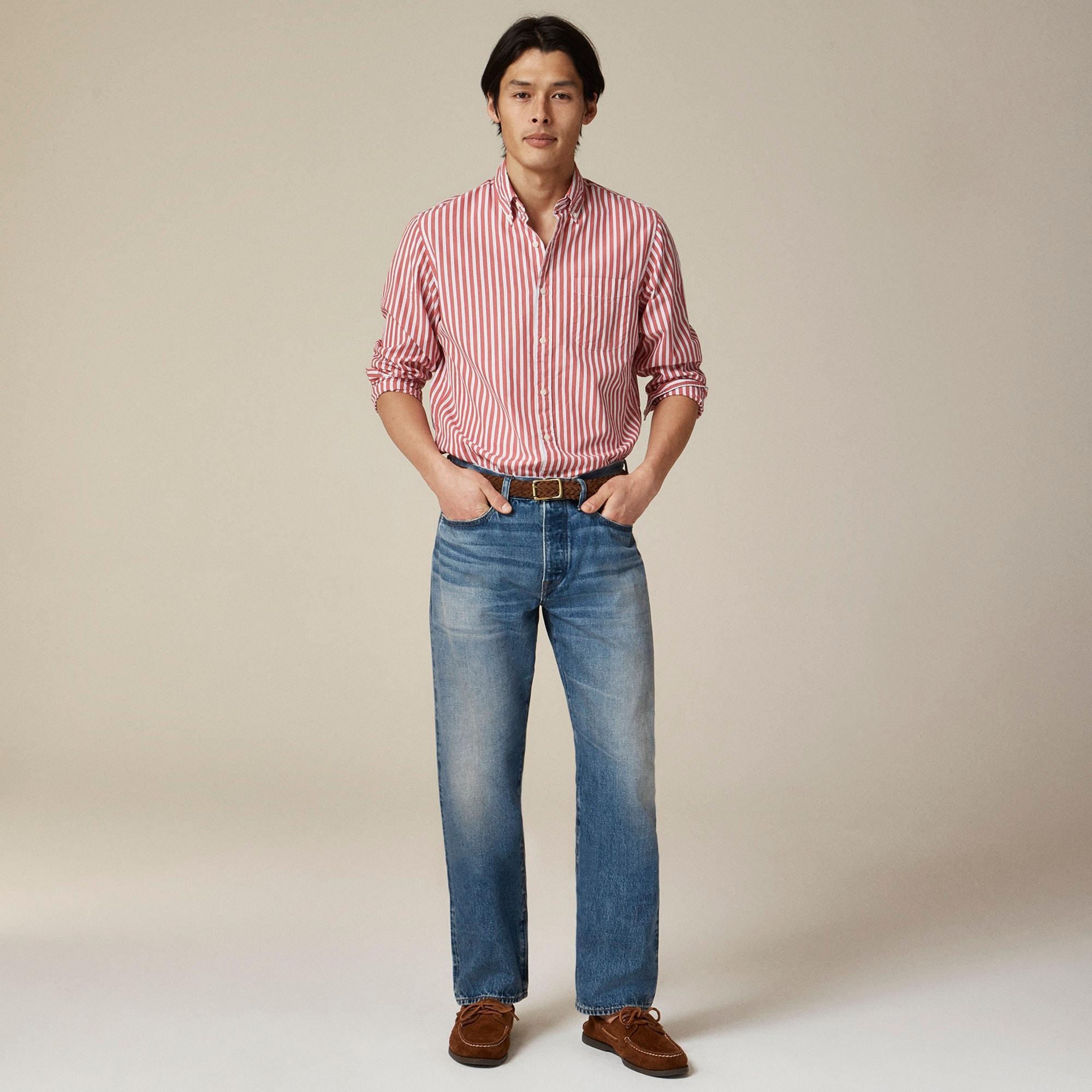 Classic jean in medium wash Japanese selvedge denim Product Image