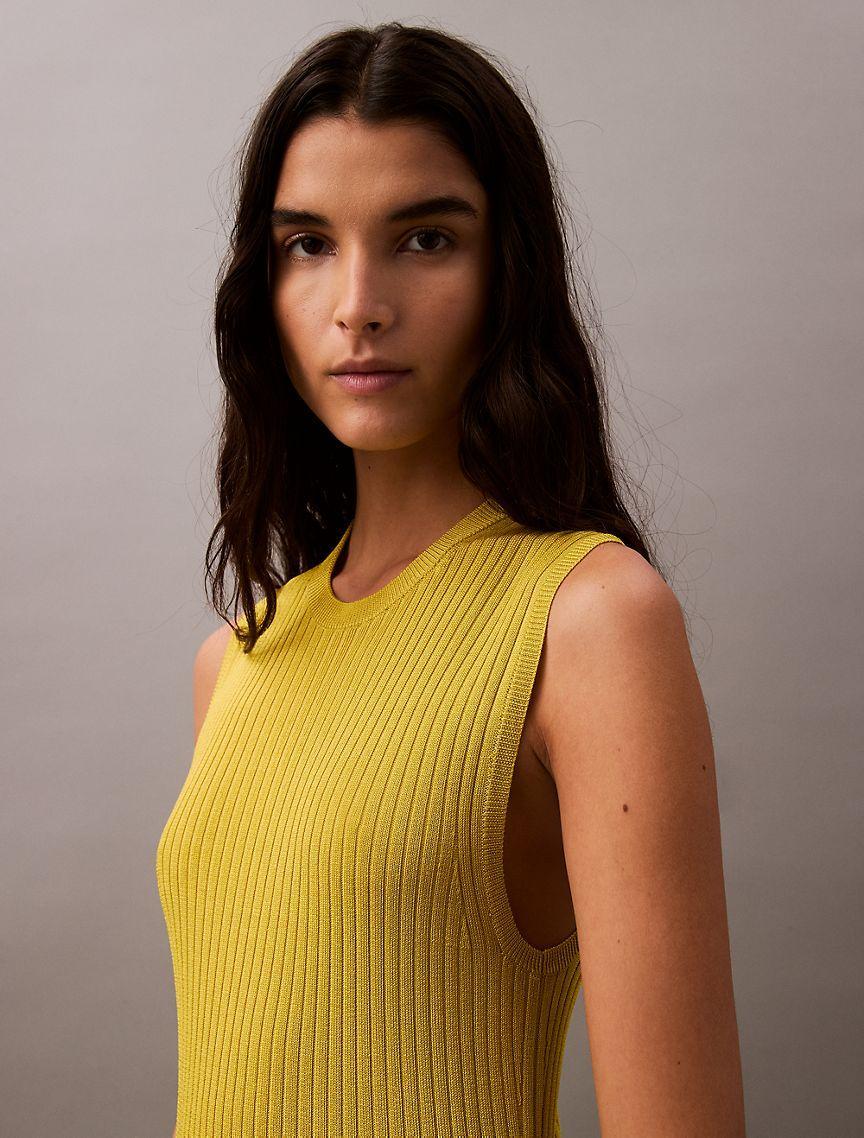 Viscose Ribbed Maxi Dress Product Image