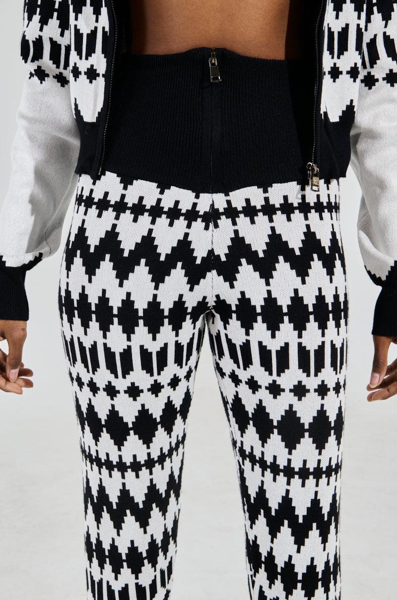 APRES SKI BADDIE FUR TRIM ZIP UP SWEATER Product Image