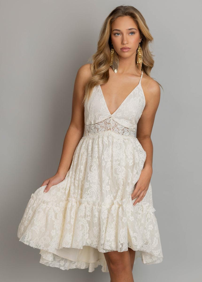Marline Dress in Cream Female Product Image