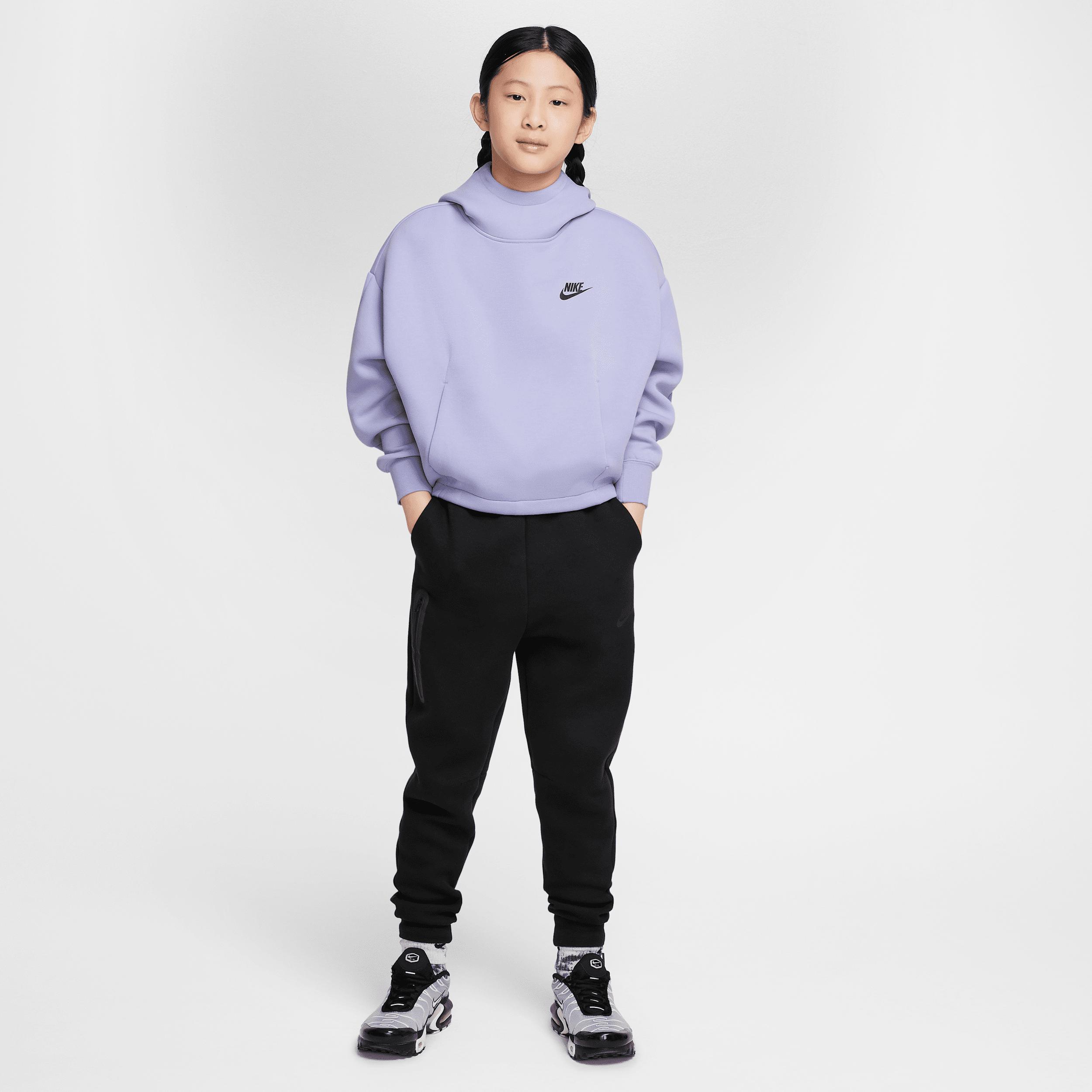 Unisex Nike Sportswear Tech Fleece Girls' Oversized Hoodie Product Image