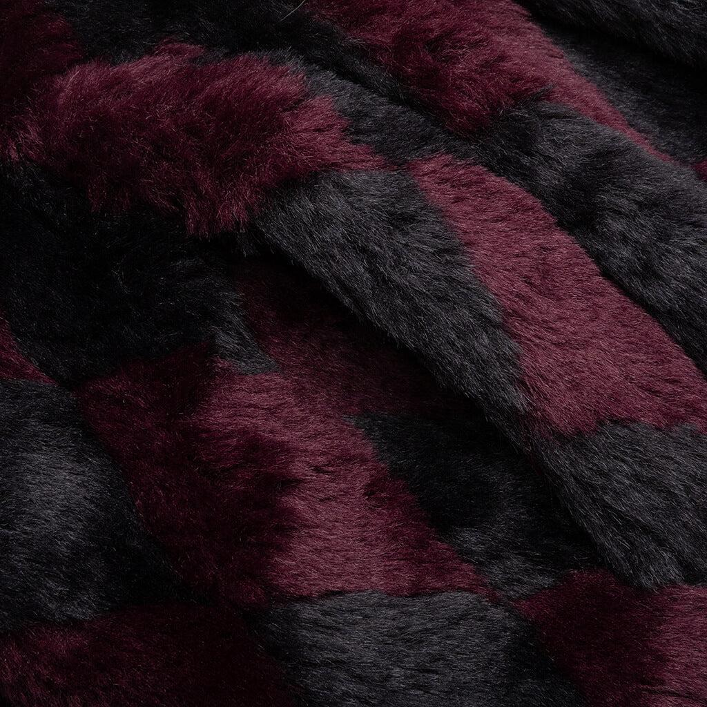 Pea Coat - Navy/Bordeaux Male Product Image