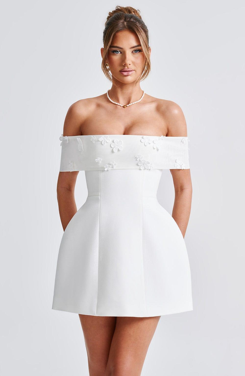 Laurel Mini Dress - Ivory Product Image