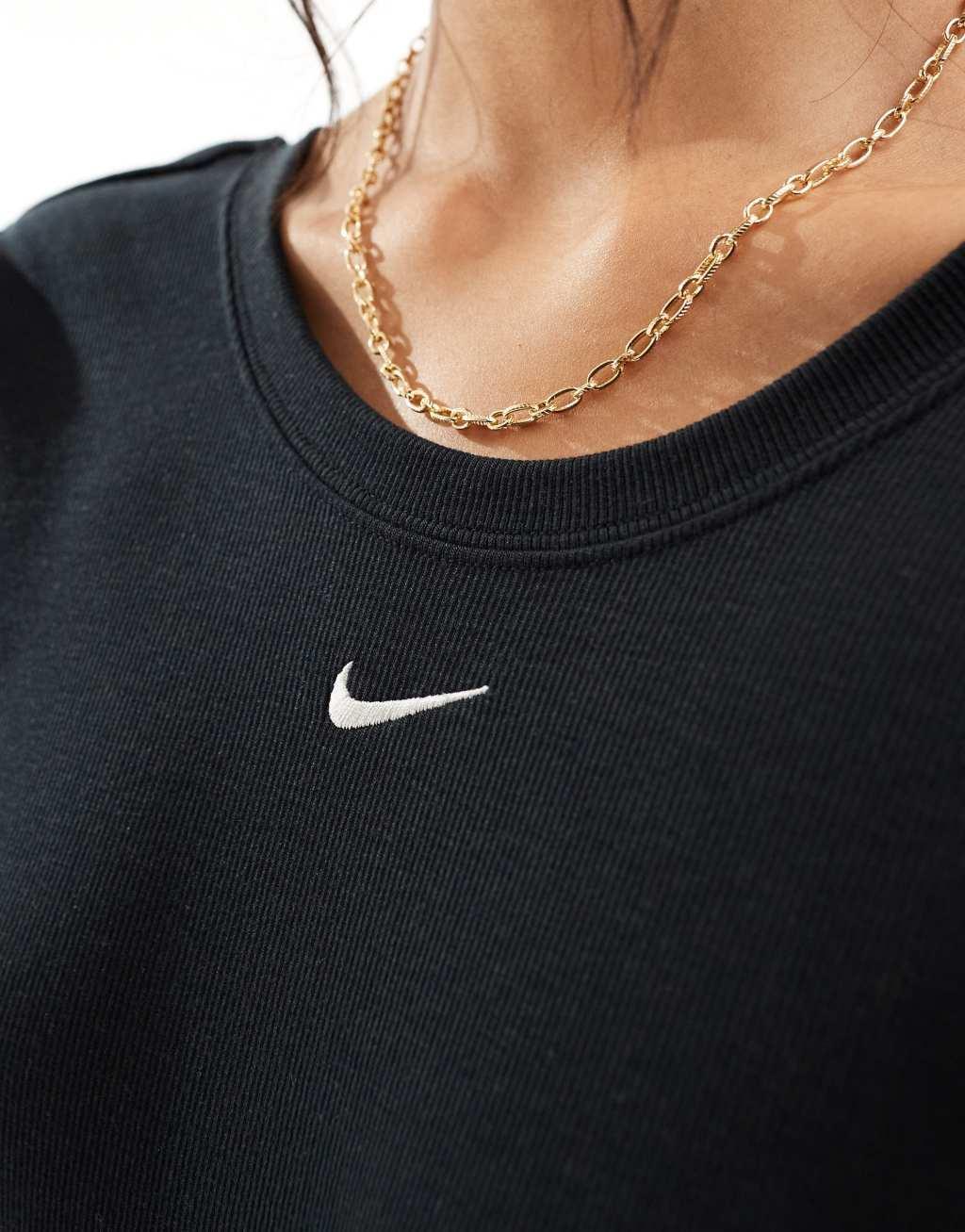 Nike Sportswear Chill Knit Women's Tight Scoop-Back Short-Sleeve Mini-Rib Top Product Image