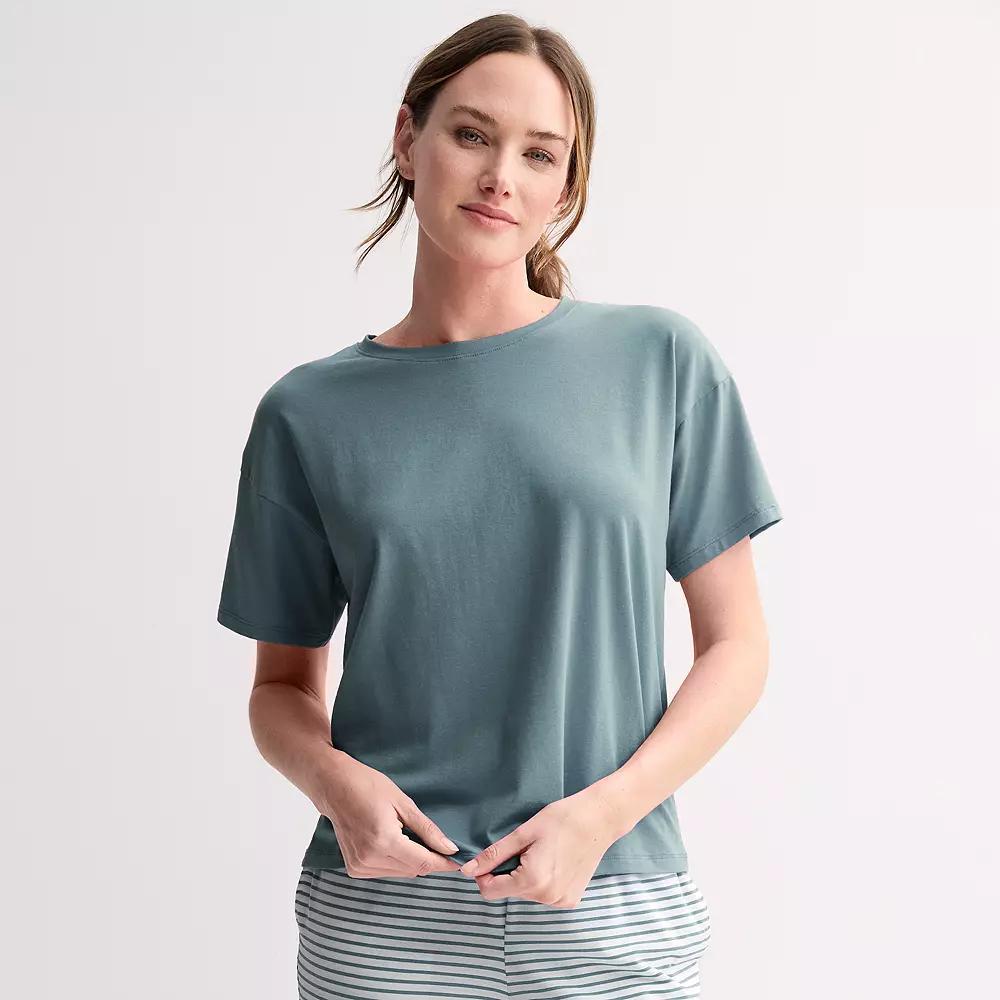 Women's Sonoma Goods For Life® Sleep Tee, Size: Large, Stormy Weather Product Image