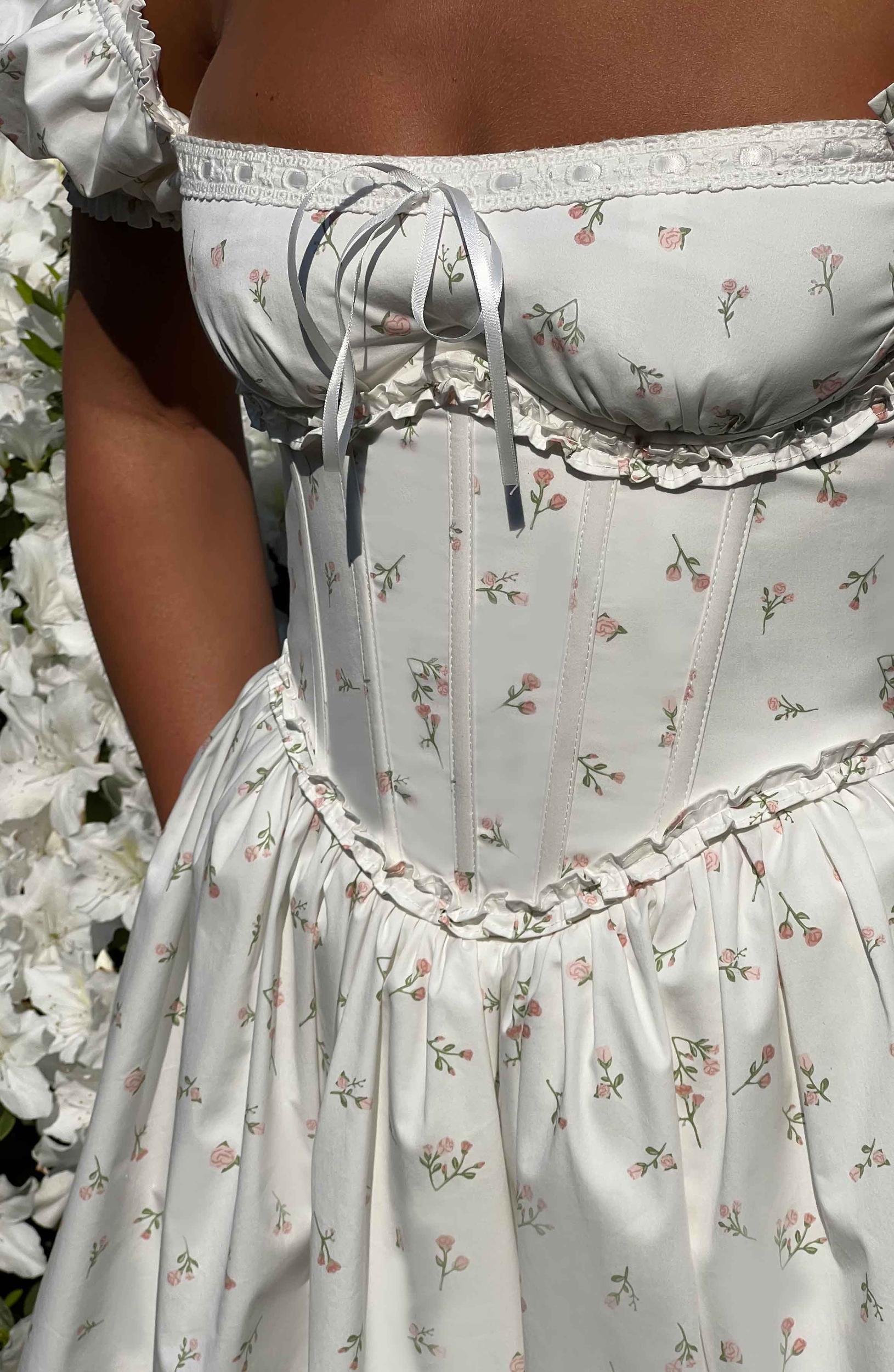 Penelope Mini Dress - Blush Floral Print Product Image
