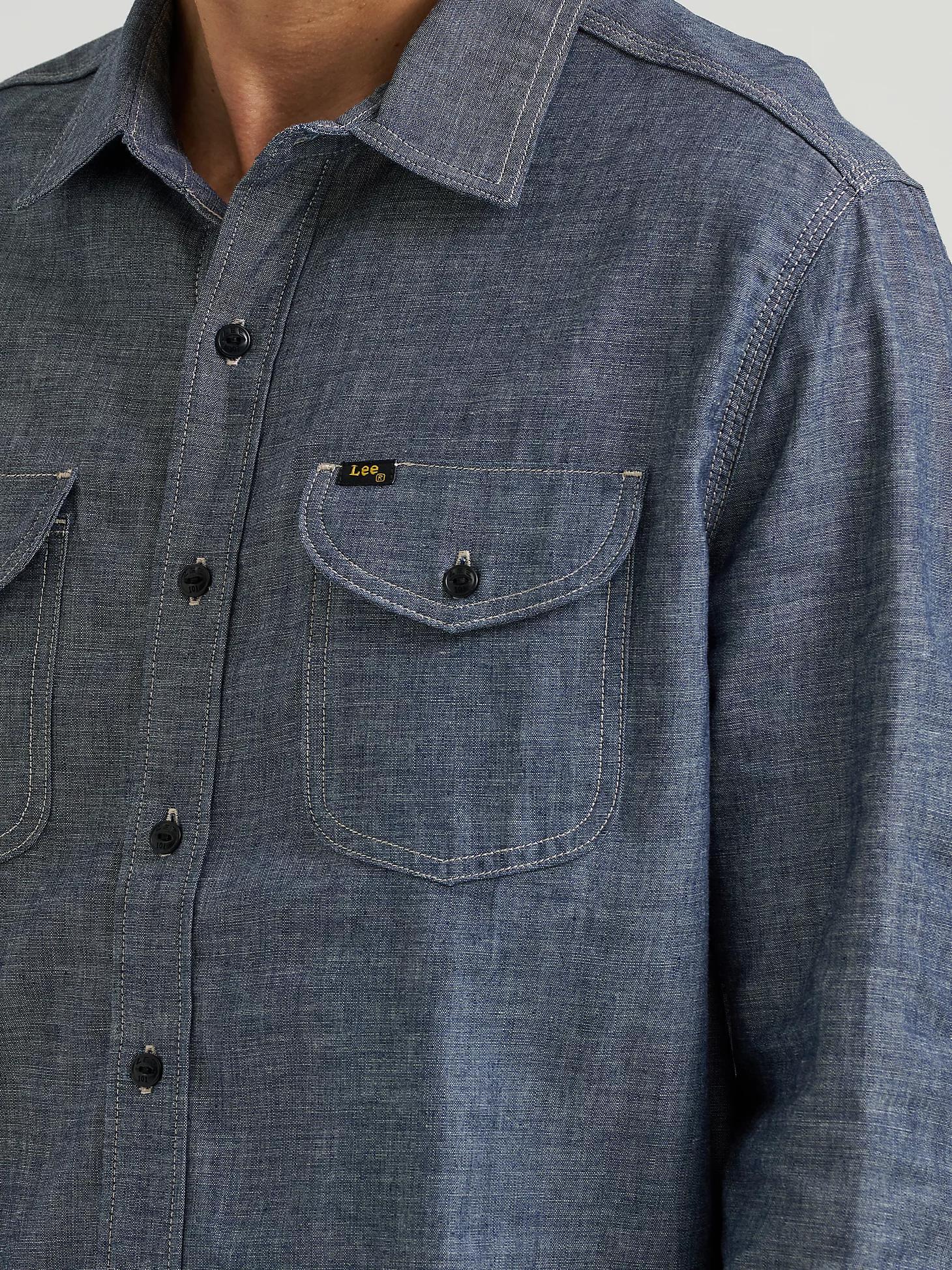 Men's Lee 101 70's Denim Overshirt | Men's Tops & Tees | Lee® Product Image