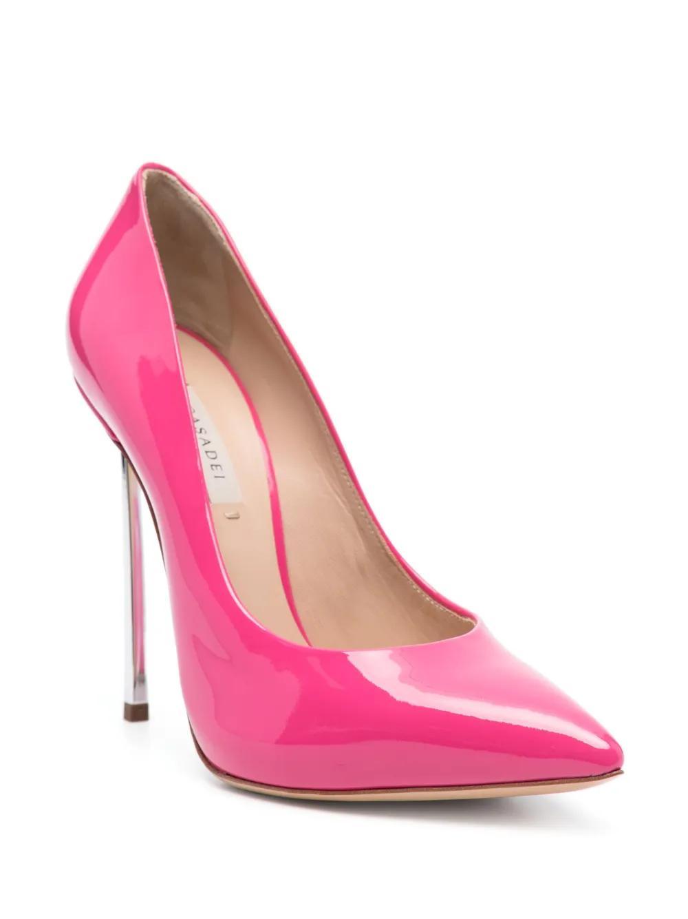CASADEI Blade Pump Patent Leather - Woman Pumps Fuchsia 37 Product Image