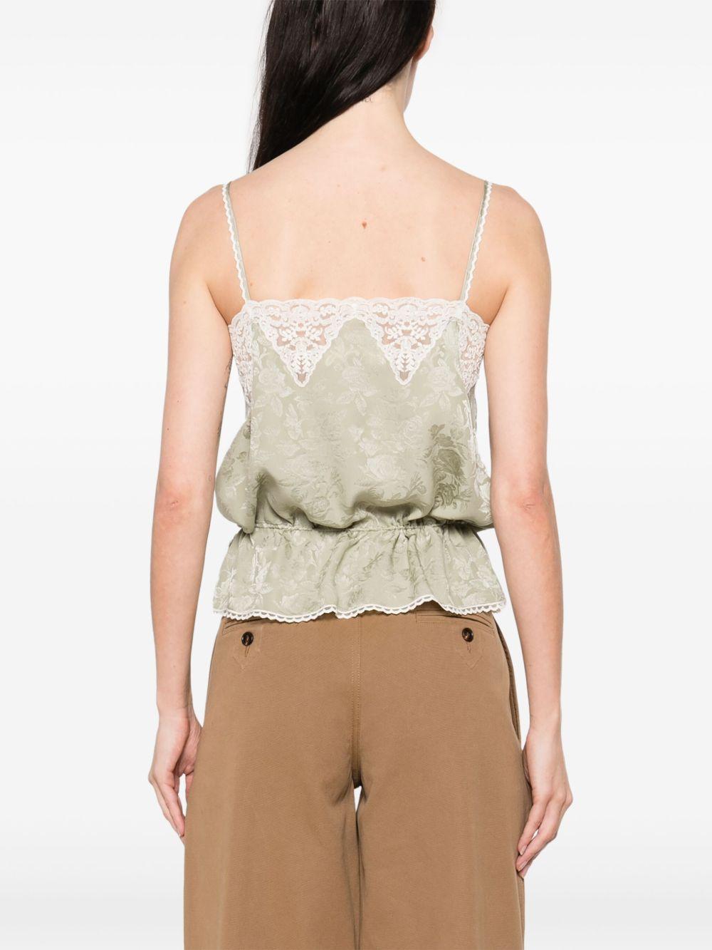 floral-jacquard top Product Image