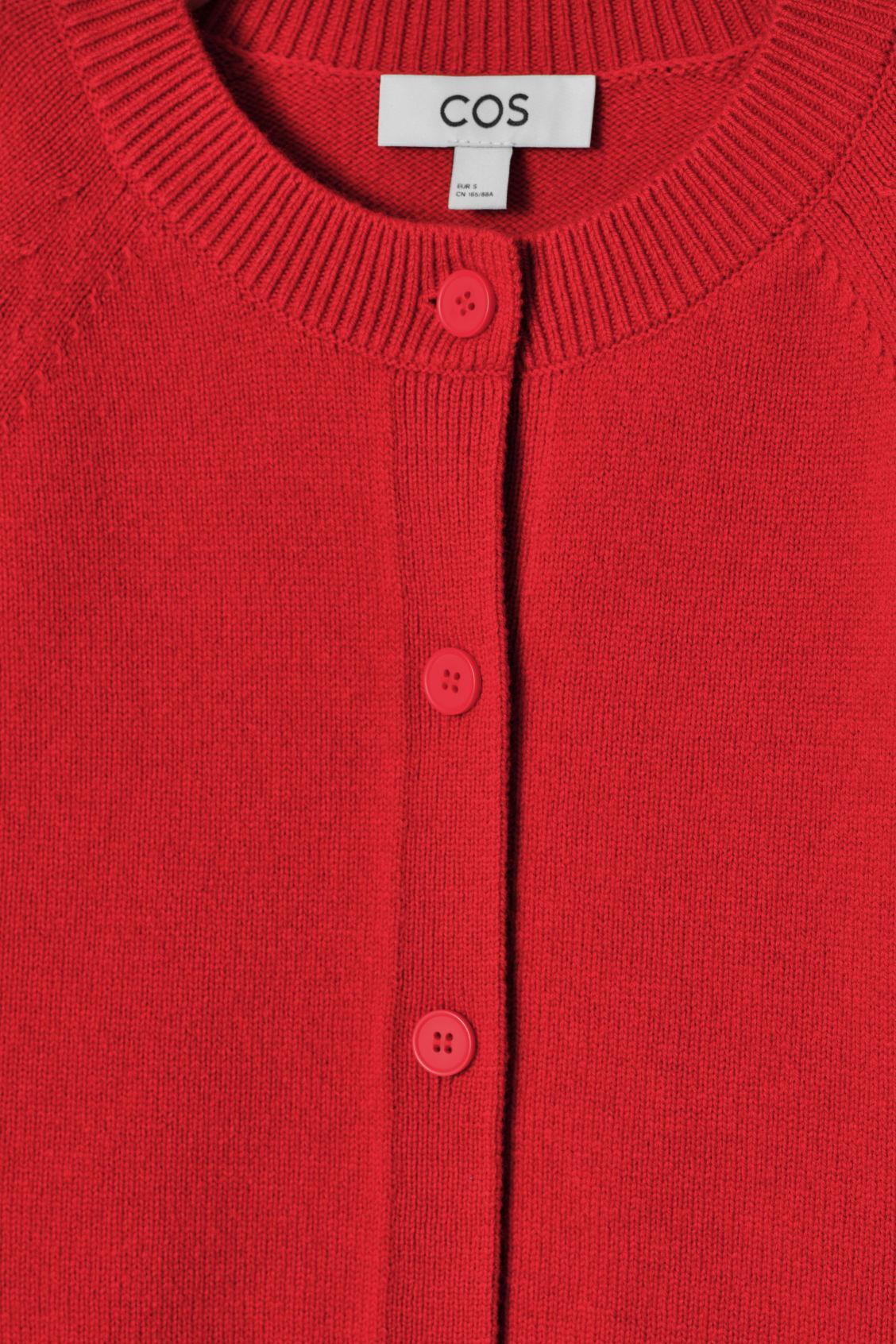 CROPPED WOOL CARDIGAN Product Image