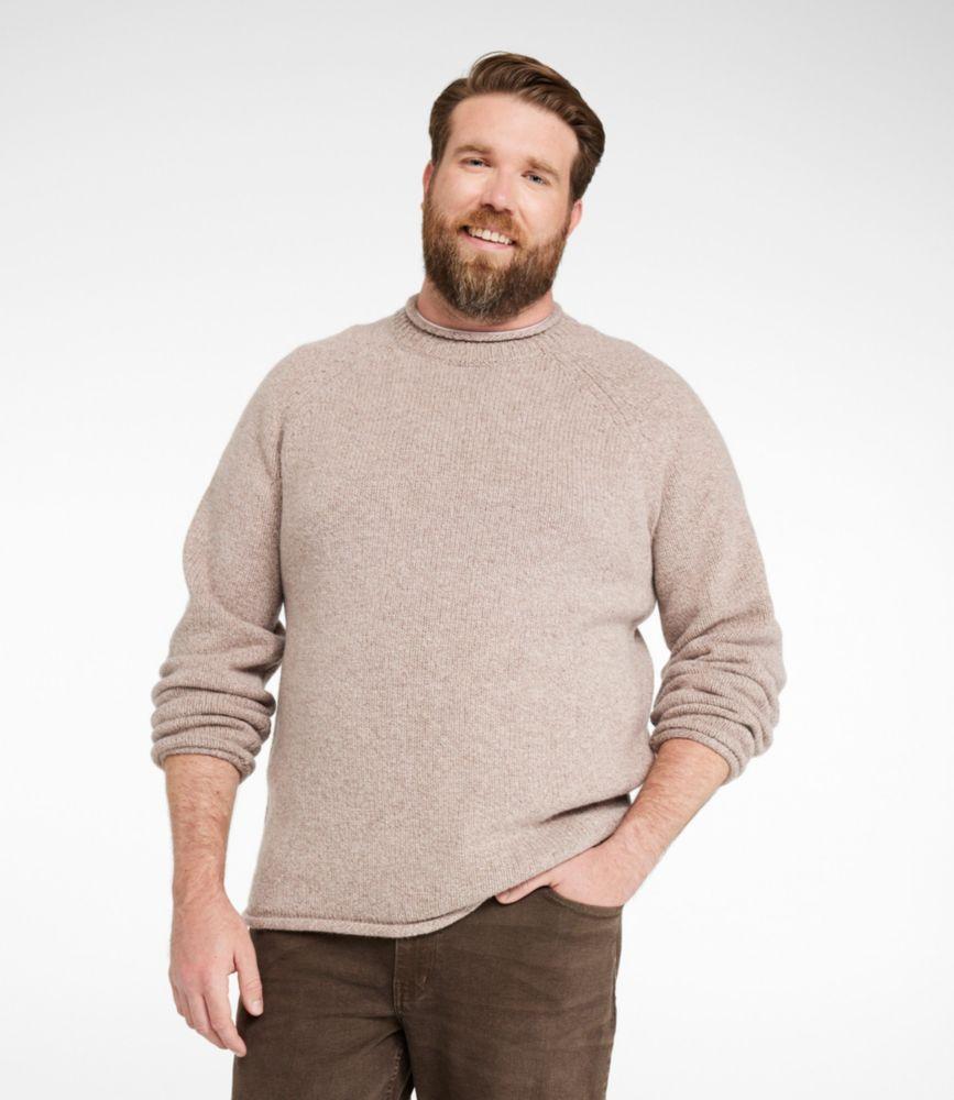 Men's Bean's Classic Ragg Wool Sweater, Rollneck Product Image
