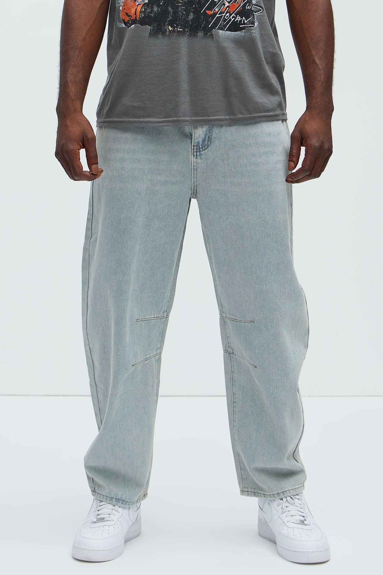 Elm Relaxed Barrel Jeans - Light Wash Product Image