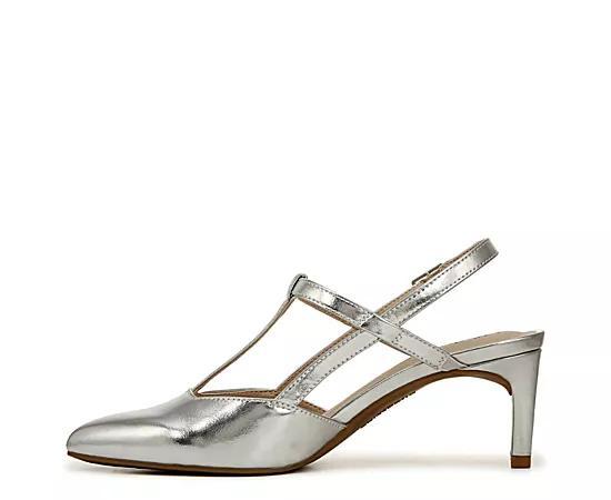 LifeStride Aire Women's Slingback Heels, Size: 10 Wide, Silver Product Image