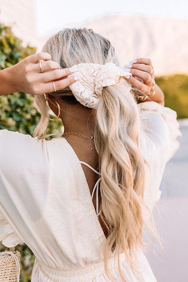 Picnic Please Lace Scrunchie Product Image