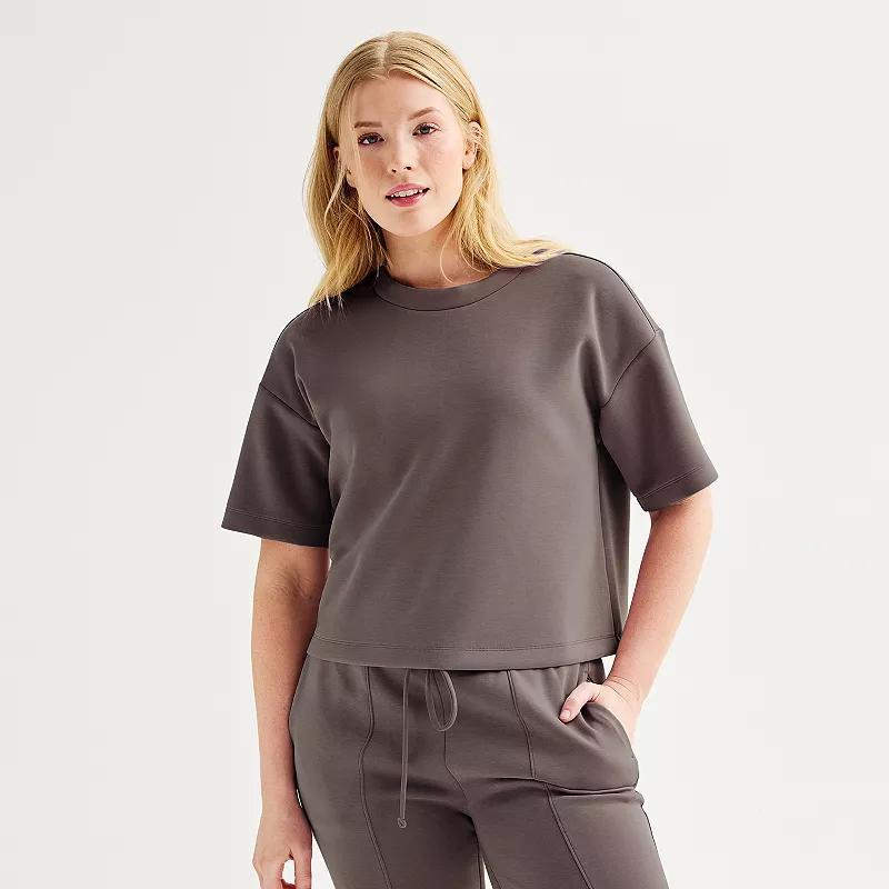 Women's FLX Solace Boxy Tee, Size: Small, Kameron Brown Product Image