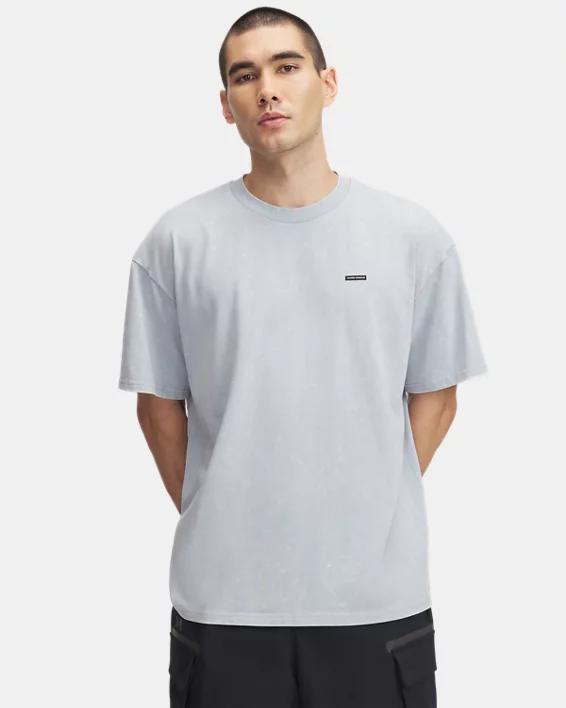 UA Heavyweight Logo Wash Mens Oversized Short Sleeve Product Image