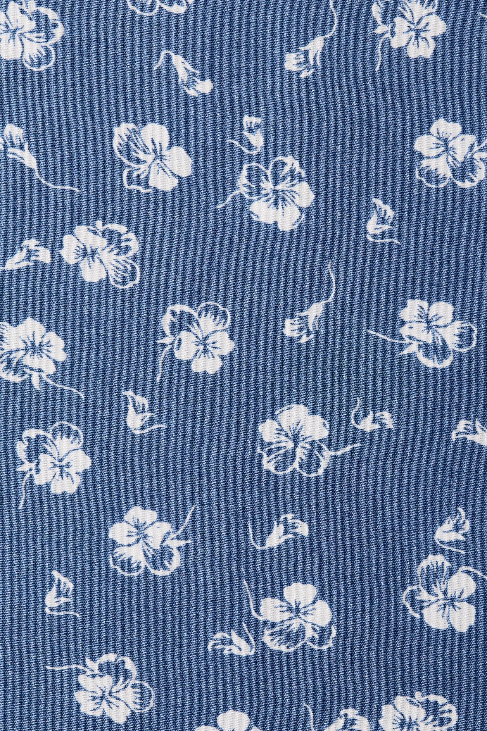 Milau Mini Dress Floral Blue Product Image