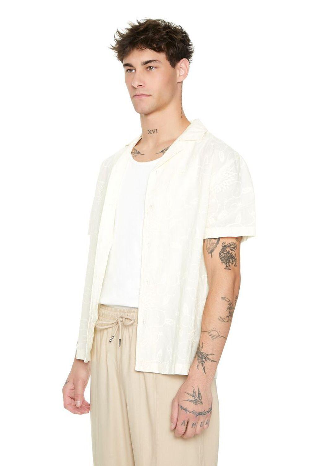 Embroidered Textured Shirt | Forever 21 Product Image