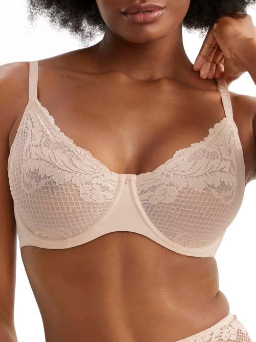 Le Mystere Lace Allure Unlined Scoop Neck Adjustable Bra Product Image