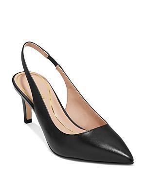 Cole Haan Womens Vandam Pointed Toe Slingback High Heel Pumps Product Image