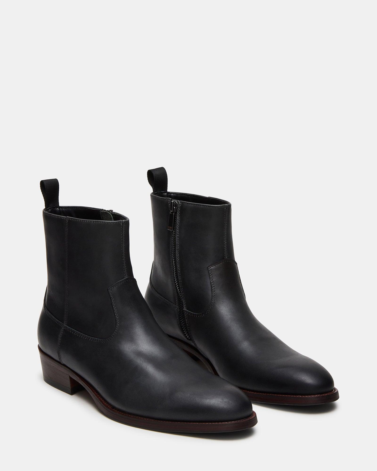 HENDRIK BLACK LEATHER Male Product Image