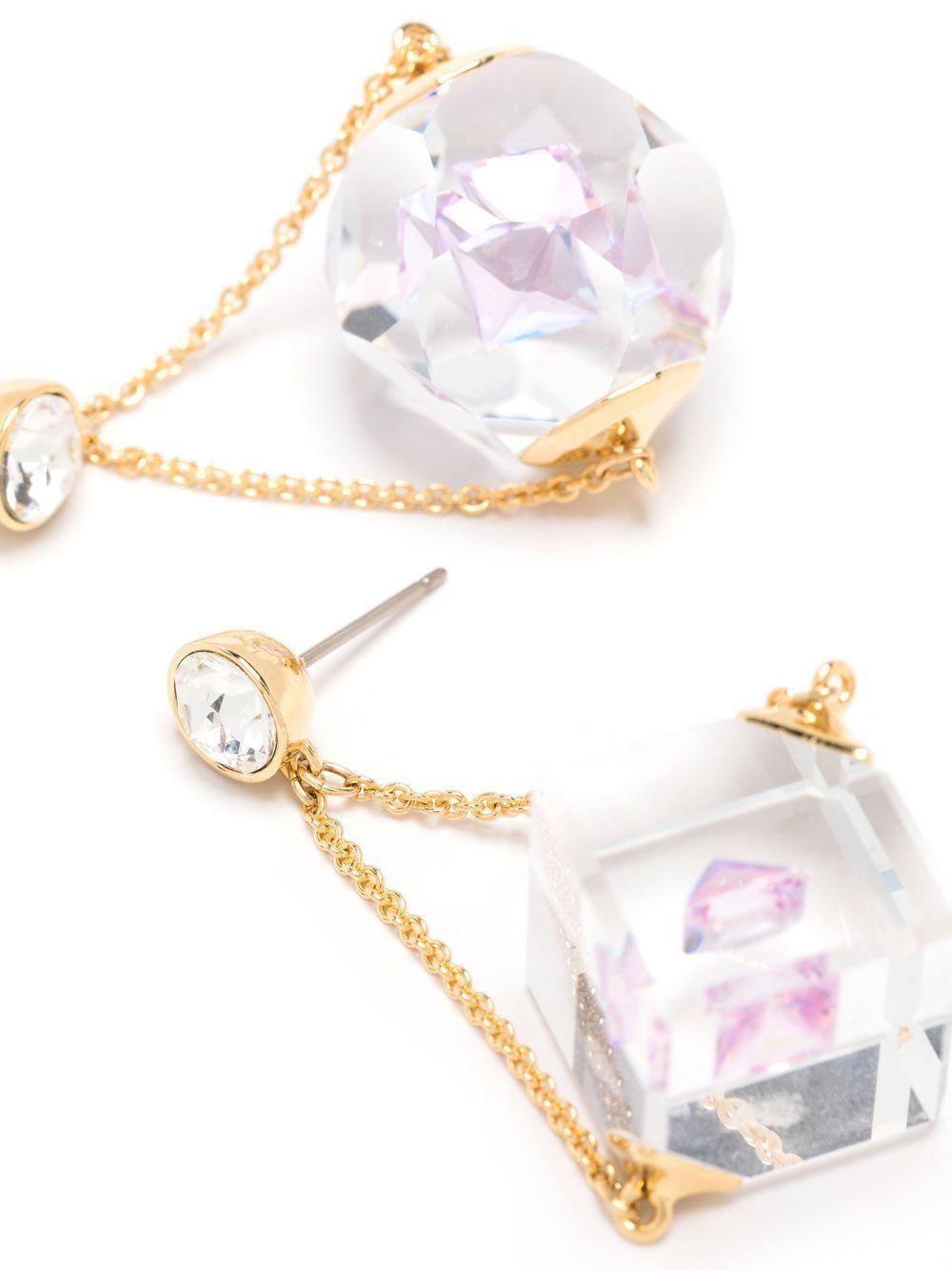 Curiosa asymmetric drop earrings Product Image