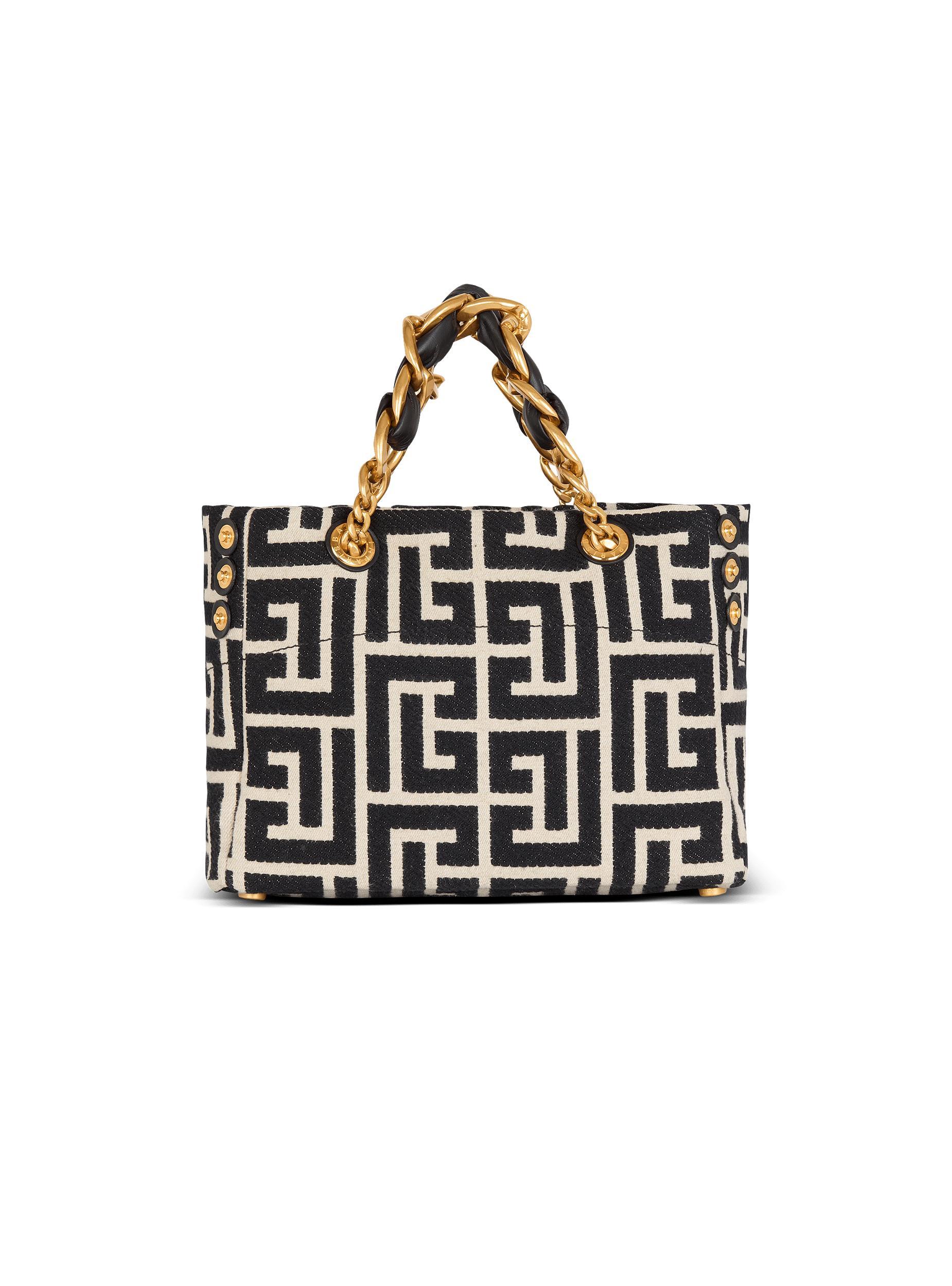 Small 1945 Soft monogrammed jacquard tote bag Product Image