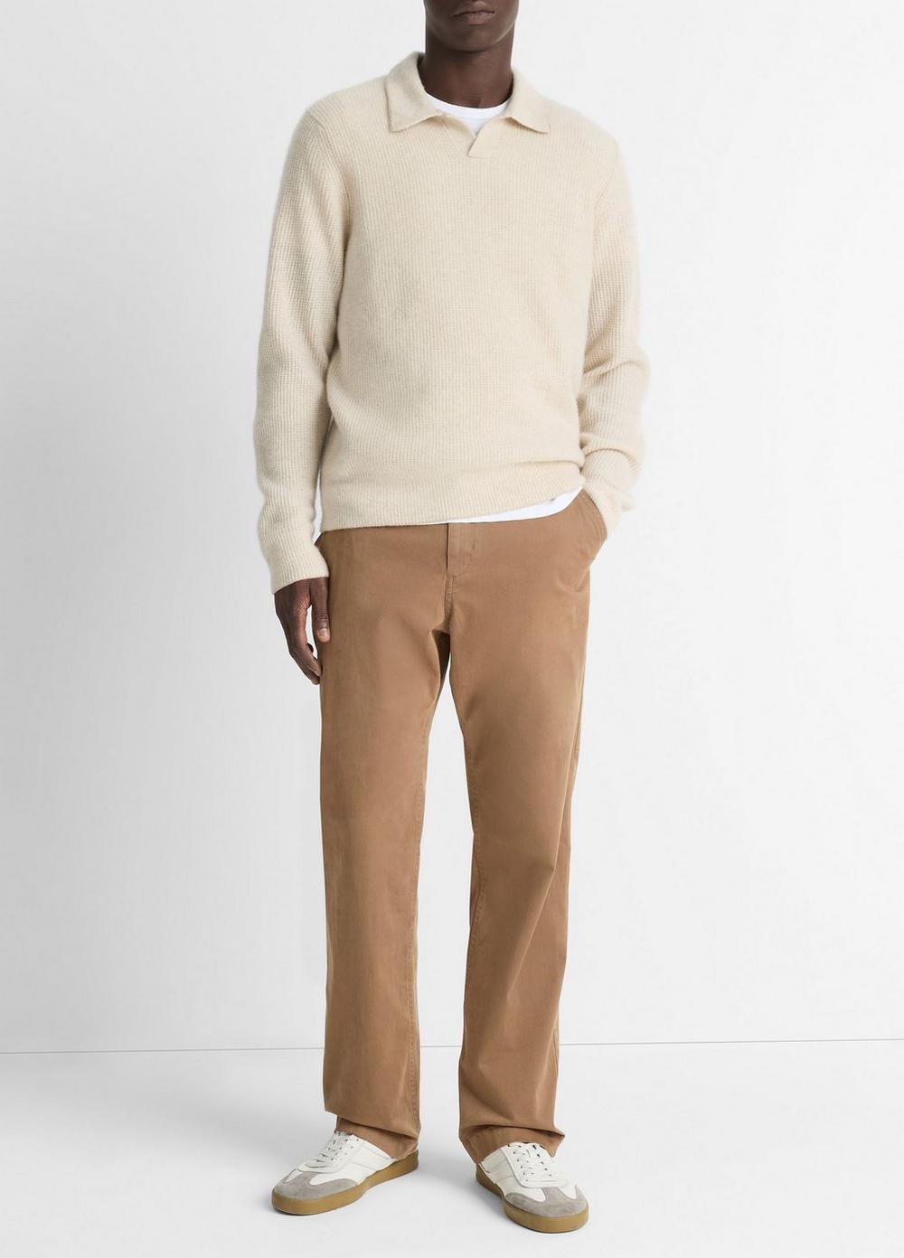 Mens Thermal Cashmere V-Neck Sweater Product Image