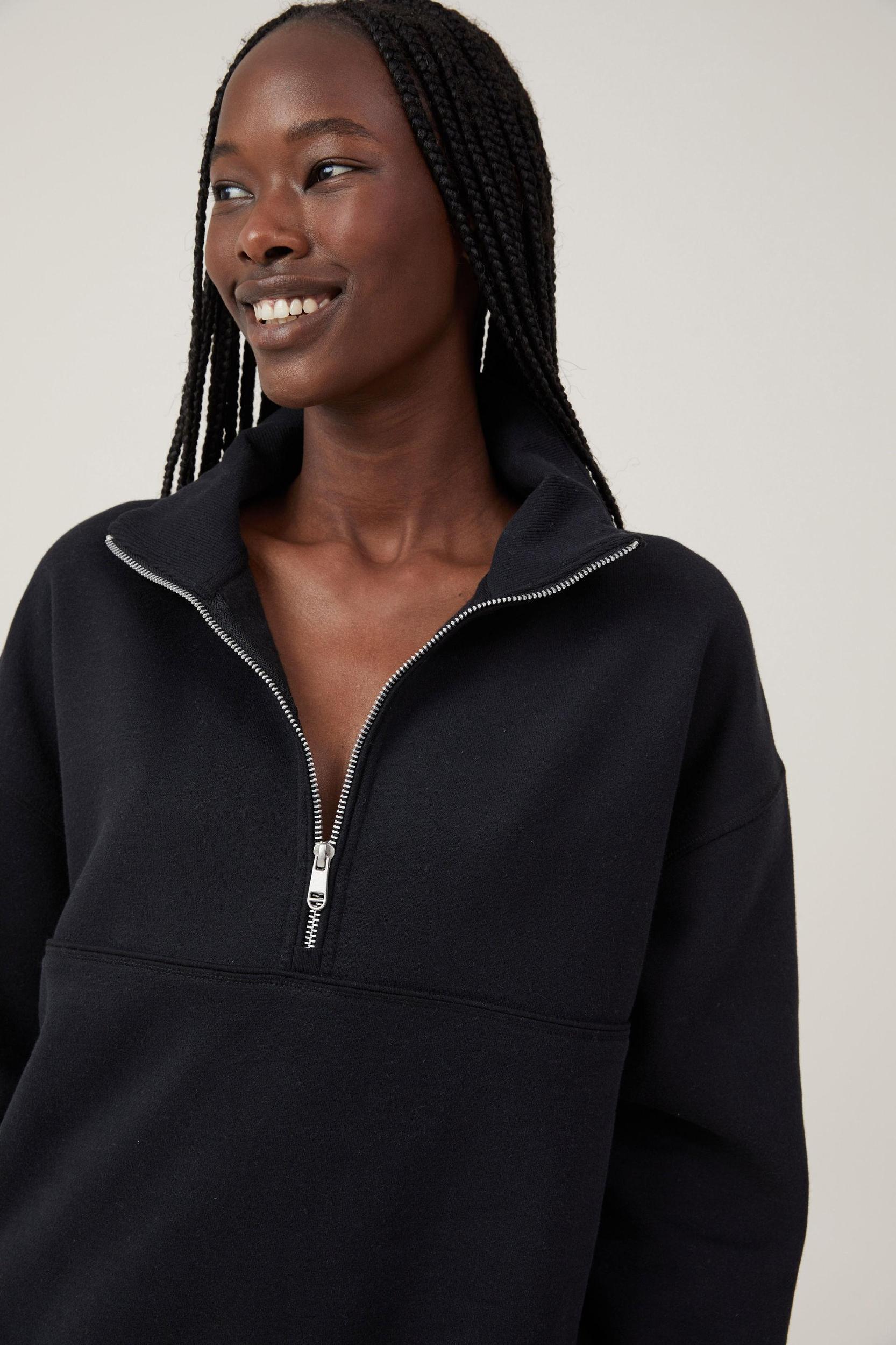 Plush Essential Half Zip Jumper Product Image