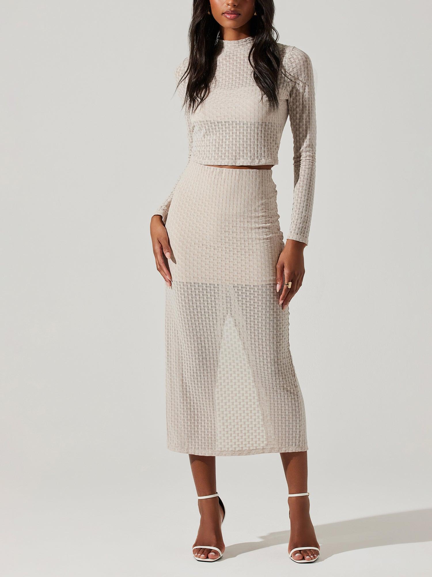 ASTR Midi Skirt Product Image
