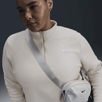 Womens Nike Sportswear Phoenix Plush Slim Long-Sleeve Cozy Fleece 1/2-Zip Top (Plus Size) Product Image