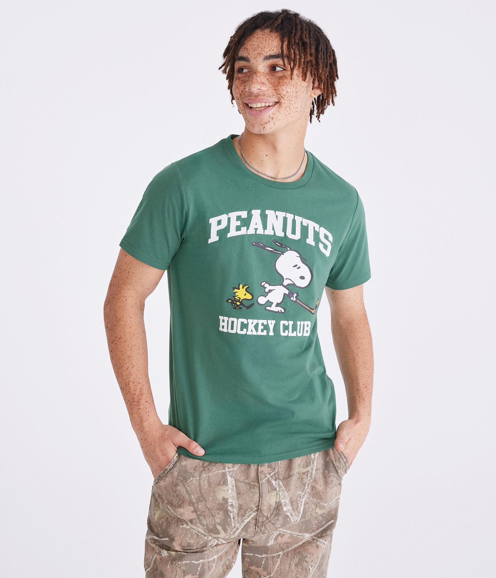 Peanuts® | Aéropostale Hockey Club Relaxed Graphic Tee Product Image