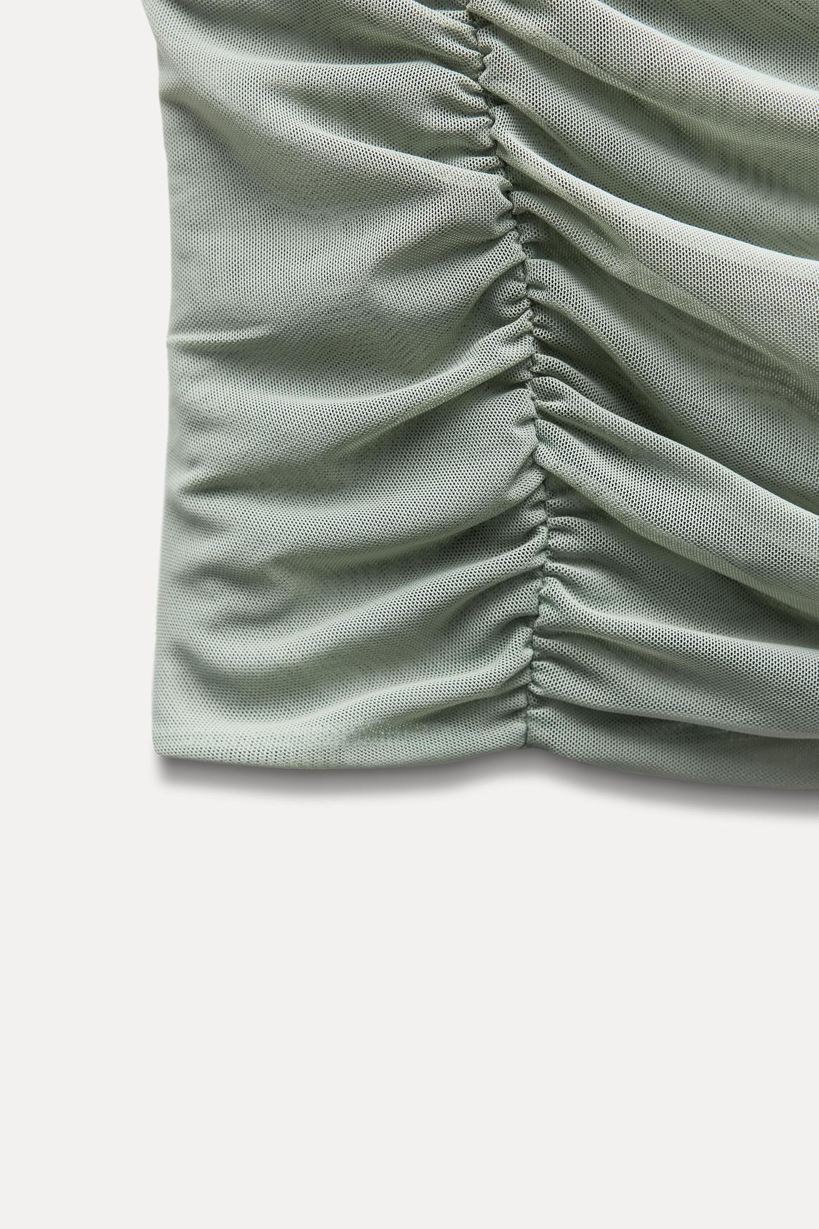 TULLE RUCHED TOP Product Image