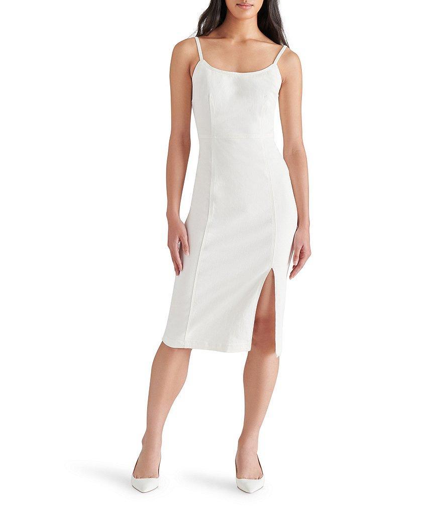 Steve Madden Giselle Denim Scoop Neck Sleeveless Dress Product Image