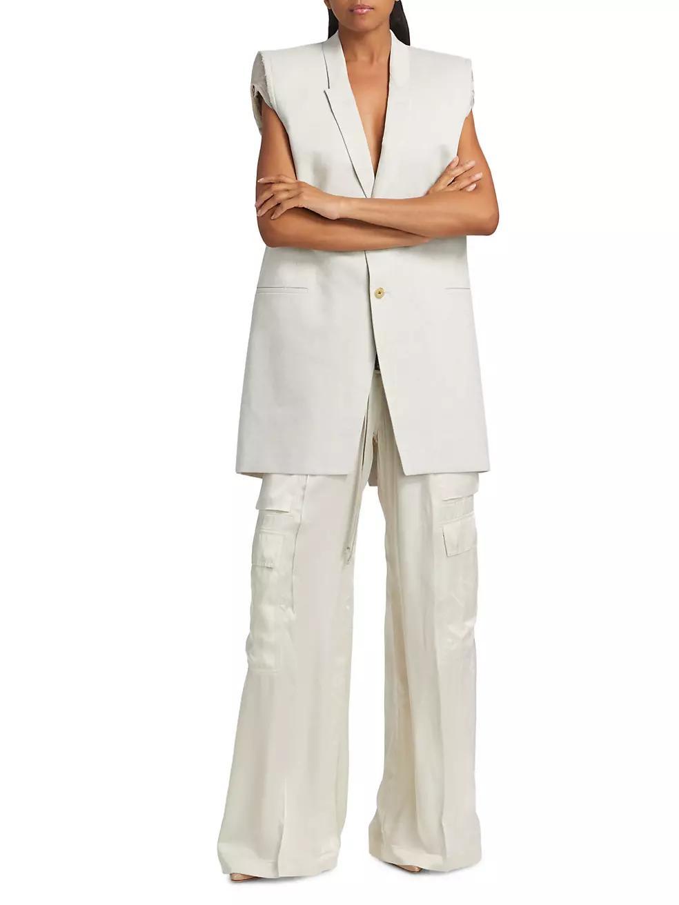 Dirt Longline Wool Vest Product Image