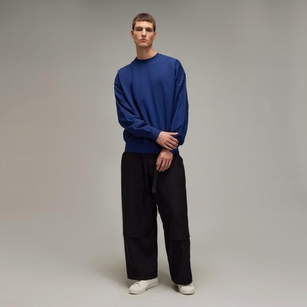adidas Y-3 French Terry Crew Sweater Black S Mens Product Image