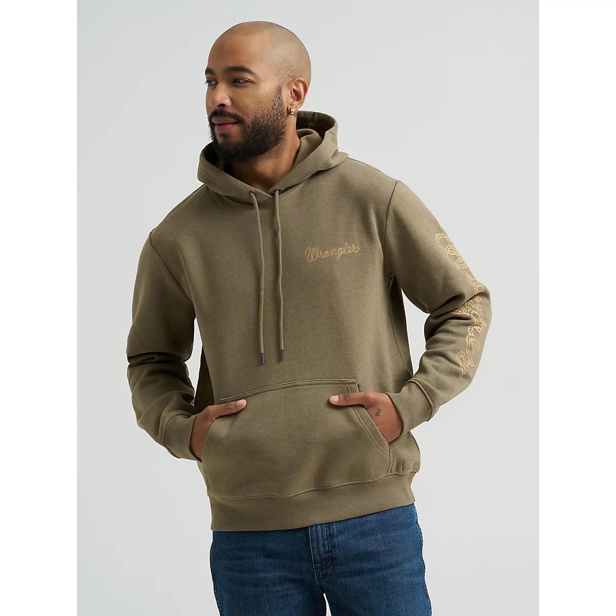 Men's Wrangler® Rope Logo Hoodie | Men's SHIRTS | Wrangler® Product Image
