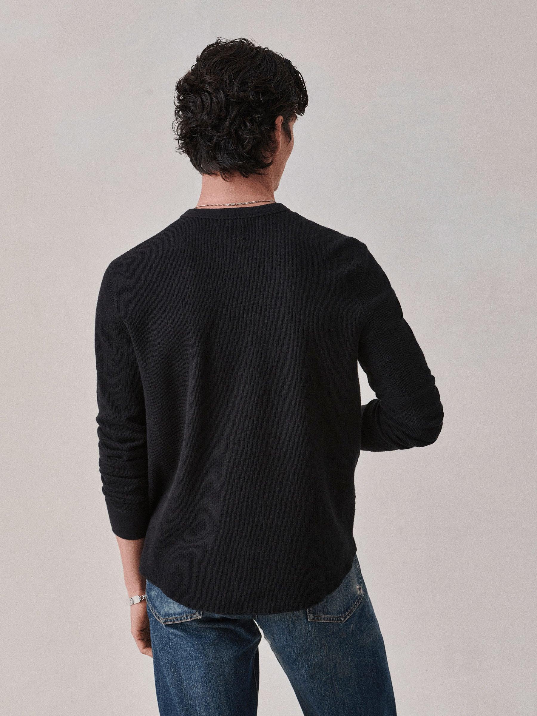 Black Vintage Thermal Surplus Tee Product Image