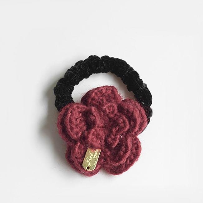 Crochet Flower Hair Tie Product Image