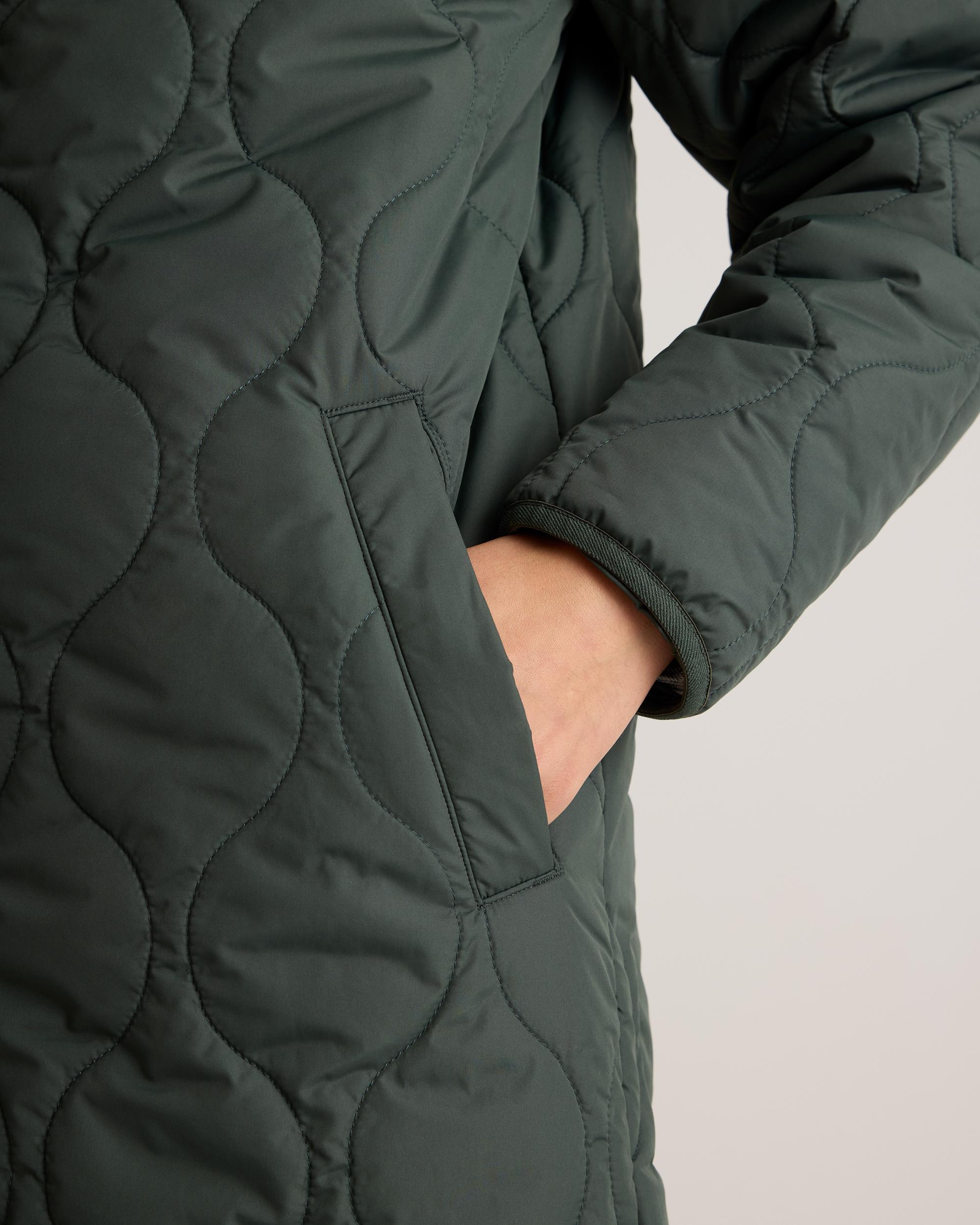 Quince | Women's Featherless Quilted Puffer Long Coat Recycled Polyester Product Image
