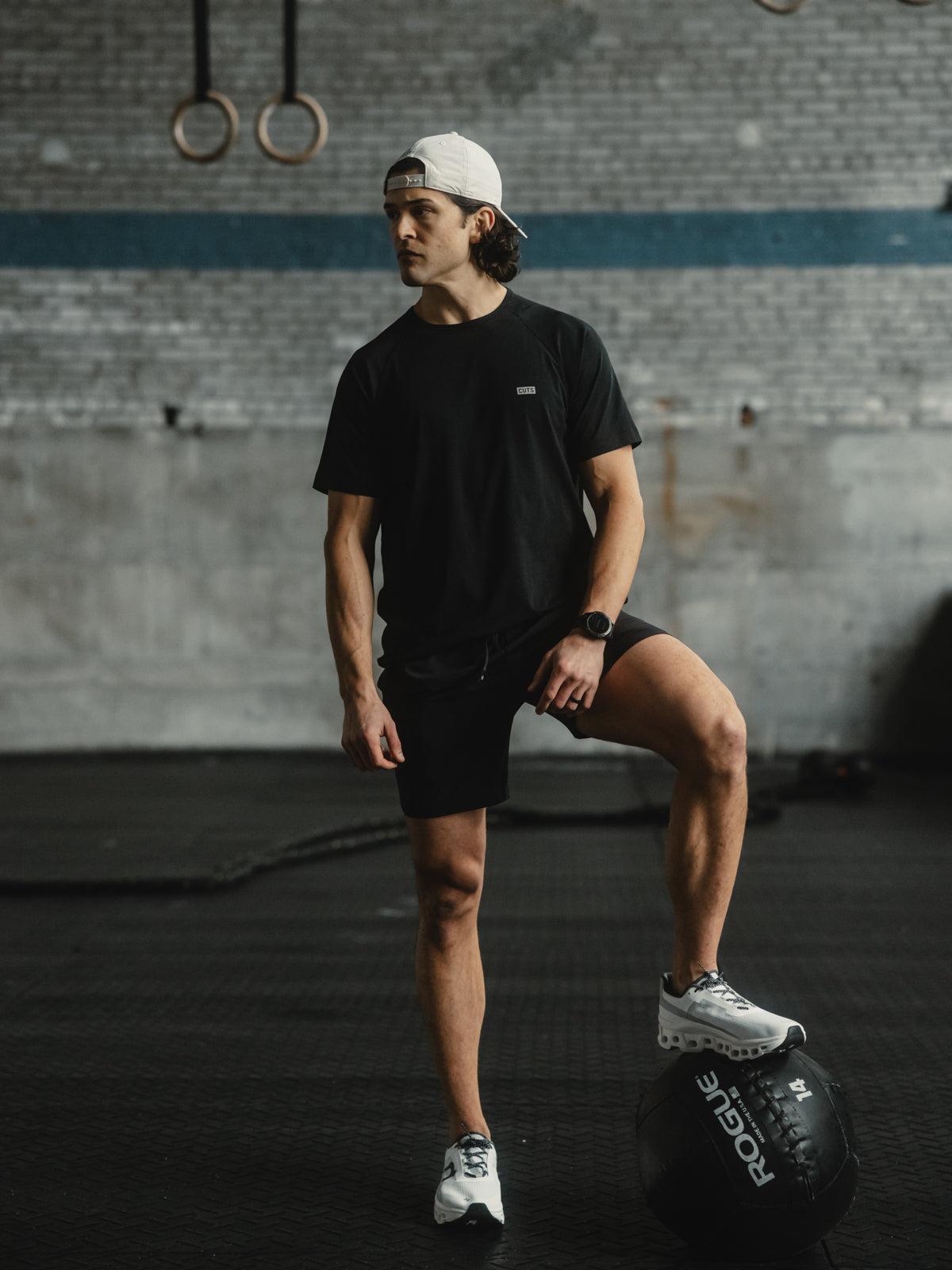 FTS Performance Raglan Tee | Black Classic-Fit Product Image