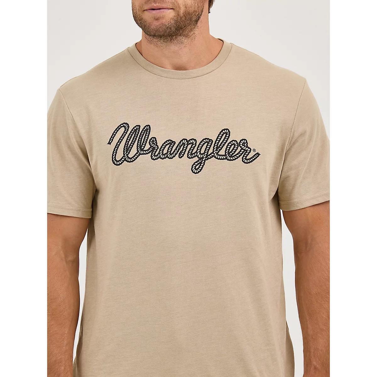 Men's Wrangler® Rope Logo T-Shirt in Trenchcoat Product Image