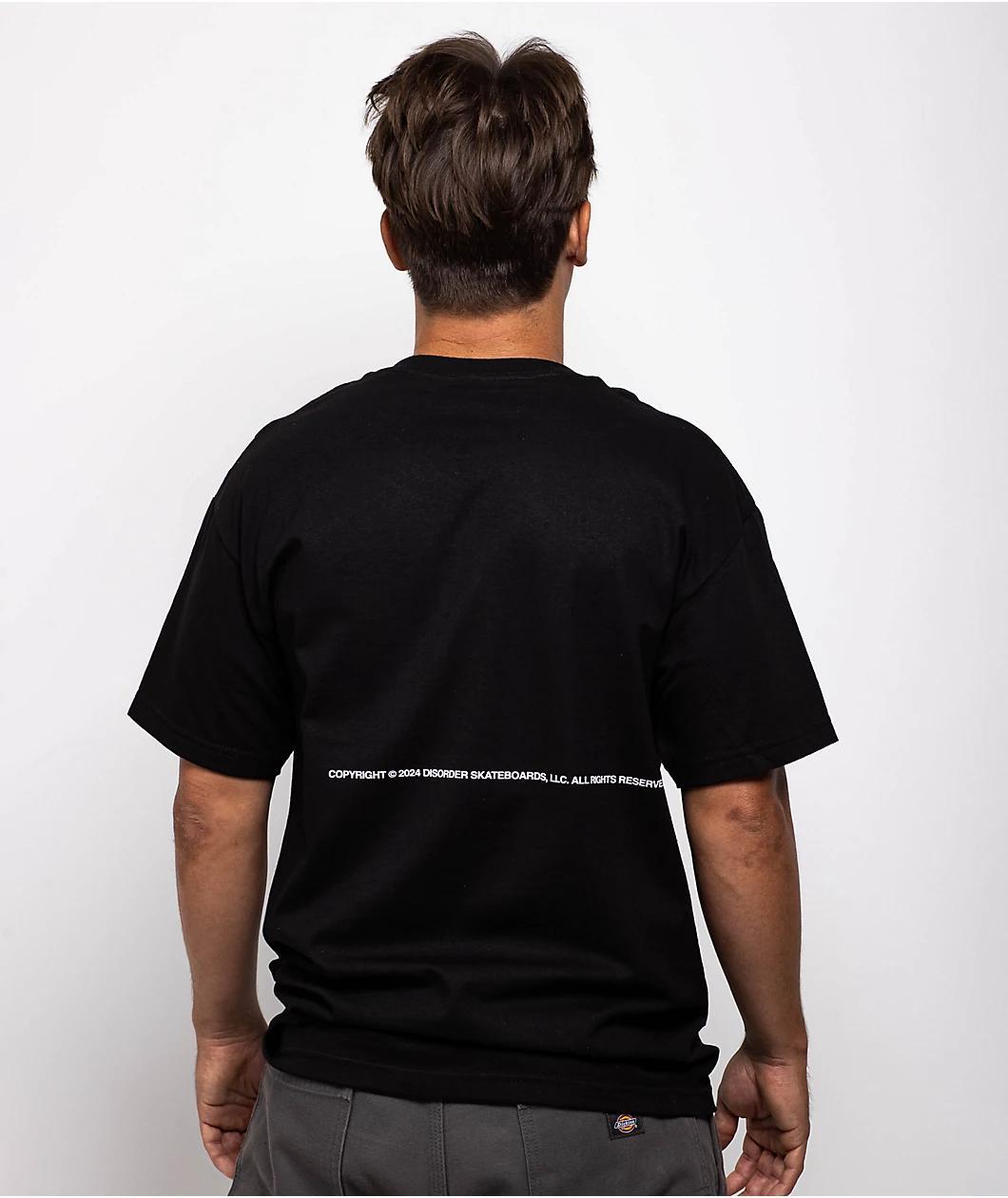 Disorder We Want You Black T-Shirt Product Image