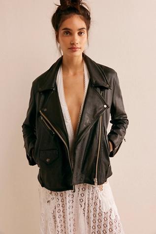We The Free Jealousy Leather Moto Jacket Product Image
